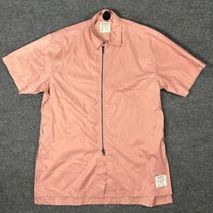 NWT Fairplay Ranks Men's Pink Short Sleeve Full Zip Shirt Jacket Golf Size L